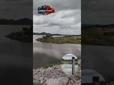 Açude Boqueirão na cidade de Parelhas/RN,no seu nível de água atual.