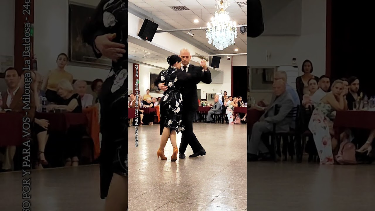 Video thumbnail for Ansiedad (D'Arienzo) Guillermina Quiroga y Mariano Logiudice. Milonga La Baldosa 24ene25 (1/3)
