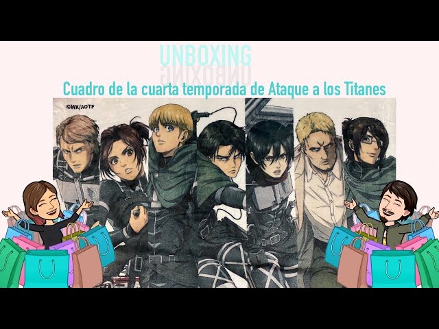 Vídeo relacionado con GB eye - Póster del ataque de los titanes, temporada 4 grupo, producto oficial - póster - medidas 52 x 38 cm