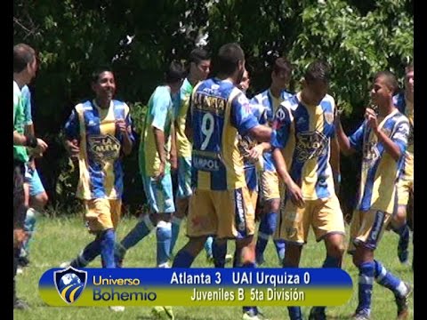 ATLANTA 3 -  J. J. URQUIZA 0 -  JUVENILES B 5TA DIVISIÓN