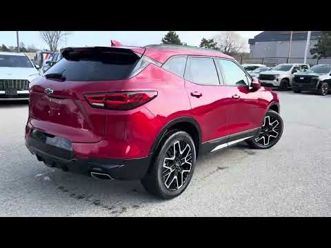 2023 Chevrolet Blazer RS AWD in Red for sale at Boyer Pickering Chevrolet Cadillac Buick GMC Ltd. in Pickering, ON