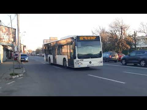 Mercedes-Benz-Citaro-Euro 4 #4830 ( Linia 102 ) părăsind stația "Pod Vitan" ( Aprilie 2022 )