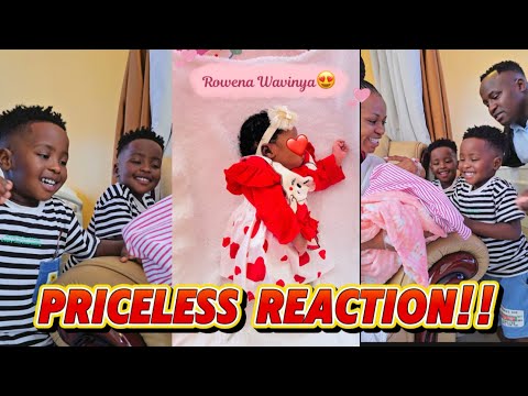 Our Twins Roman & Rommy Meets Their Sister Rowena For The First Time🥹❤️