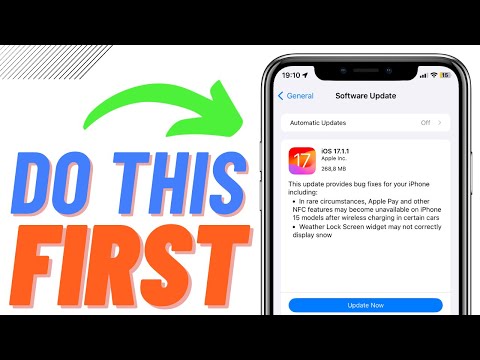 iOS 17.1.1 version | Do This First After Updating!