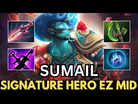 Sumail [Storm Spirit] Signature Hero Destroy Enemy with Right Click Build Dota 2
