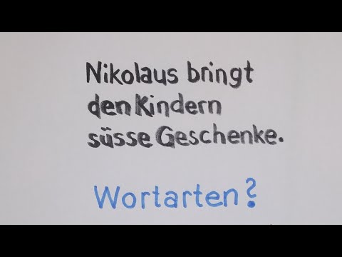 Wortarten: Kannst du die richtige Reihenfolge finden? | Deutsch D.5.D.1 Lehrplan 21