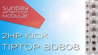Video thumbnail for Drum Modules: TipTop Audio BD808 and 2hp Kick by SundayAfternoonModular