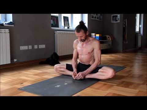 Vairagya Ranko practicing Baddha Konasana