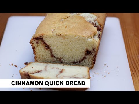 You NEED to make this! How to make Cinnamon Quick Bread