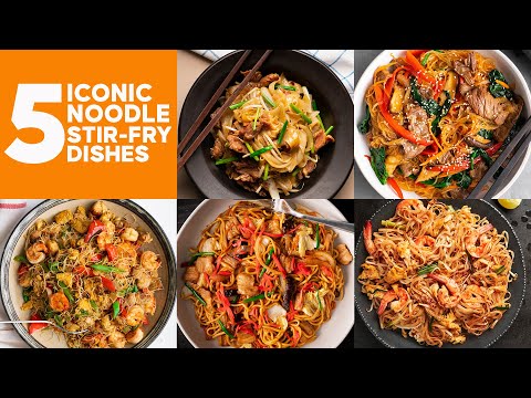 Top 5 ICONIC Noodle Stir-Fry Dishes | Marion's Kitchen