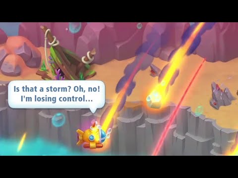 @Fishdom Hermann the Crab Find Treasure Phase 1 of 5 Completed