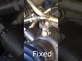 Power Steering Line Leak FIX Low Pressure Hose Short