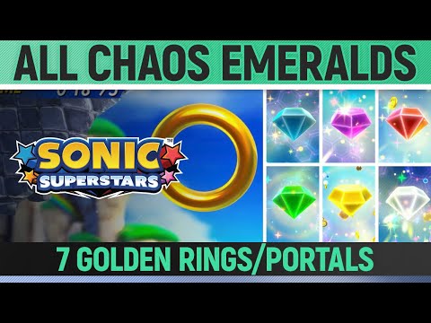 Sonic Superstars - All 7 Chaos Emerald Locations / Bonus Stage Locations