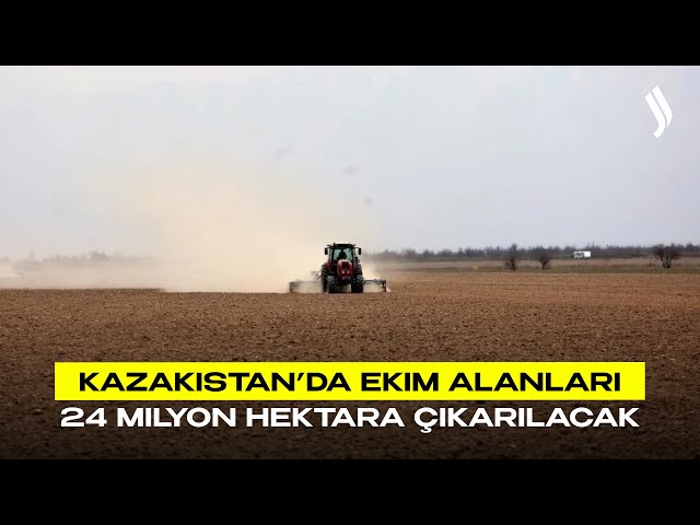 Kazakistan’da ekim alanları 24 milyon hektara çıkarılacak