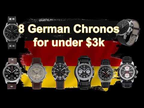 German Engineering! 8 Top Chronographs Under $3000
