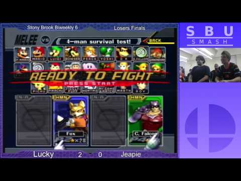 SBU Biweekly 6 - Loser's Finals - Lucky vs. Jeapie