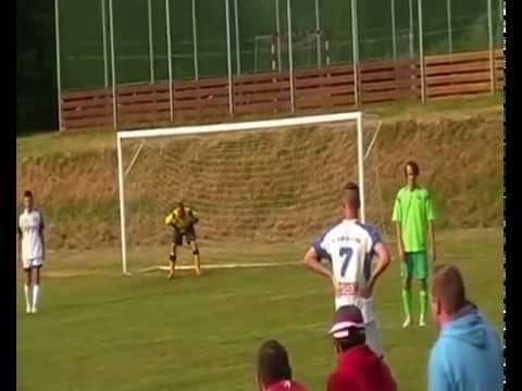 Baráž o 1.B třídu: FK Volduchy- Baník Zbůch, branka R. Hoblíka na 4:1