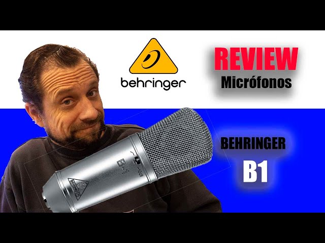 Vídeo relacionado con Behringer B-1 Micrófono De Condensador De Estudio De Diafragma Grande, Color Dorado