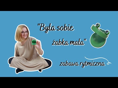 "Była sobie żabka mała" w  nowej wersji 🐸  | zabawa rytmiczna | powtarzanie rytmu | Mama Rytmiczka