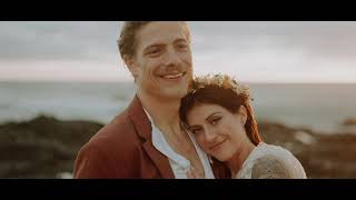 Rust Colored Suit Wedding in Costa Rica • Jenn + Todd 