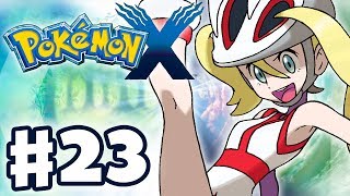 Pokemon X and Y - Gameplay Walkthrough Part 23 - Gym Leader Korrina Battle (Nintendo 3DS)