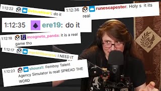 Poor Thor was bullied for not watching my game promo! 🤣 (Femboy Talent Agency Simulator)