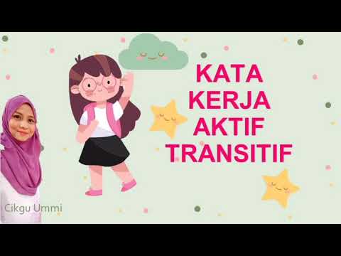 KATA KERJA AKTIF TRANSITIF TAHUN 1 (Buku Aktiviti m/s 42)