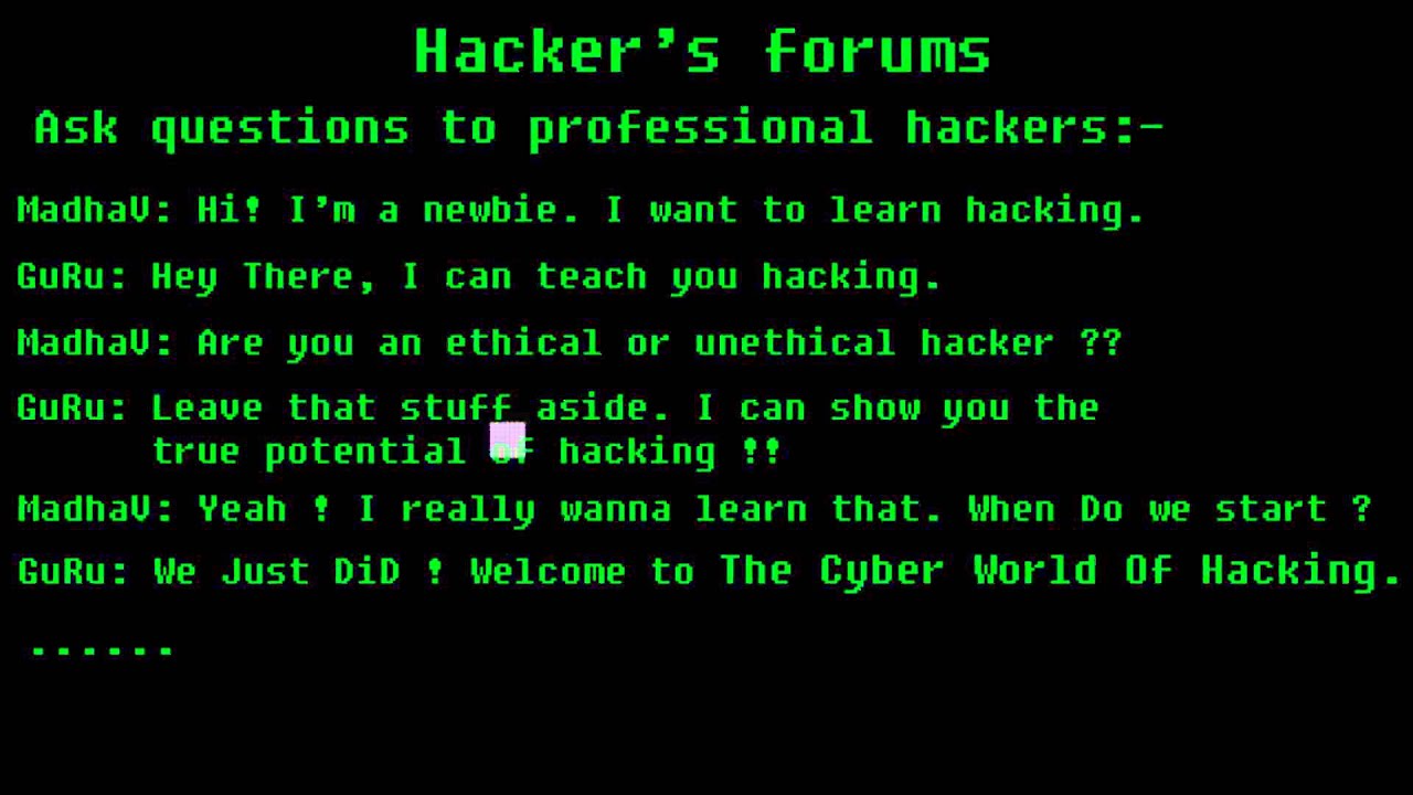 Hacking Animation - Free