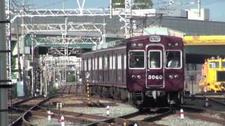 preview picture of video '【阪急電鉄】3000系3060F%箕面線運用@石橋('12/09)'