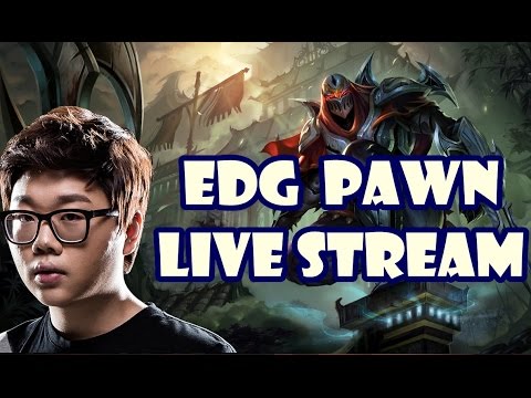 [ june 15 2016 ] EDG pawn zed vs cassiopeia S6 LIVE STREAM