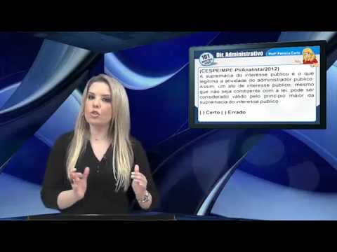 101 Questões Comentadas CESPE - Direito Administrativo - Vídeo Demonstrativo