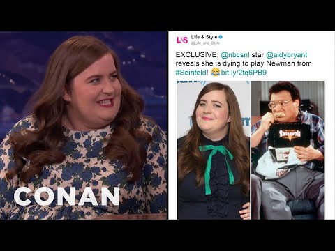Aidy Bryant Is DYING To Play Newman On SNL | CONAN on TBS