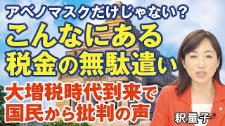 安倍総理辞任・アベノマスクだけじゃない？こんなにある税金の無駄遣い。大増税時代到来で国民から批判の声。新型コロナ、消費税、貯蓄税、トランプ経済革命。（釈量子）