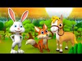 தைரியமான முயல் தமிழ் கதை Brave Rabbit Tamil Story 3D Carto