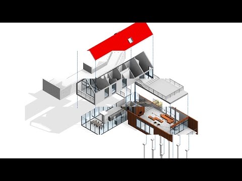 Revit tutorials-How to make Exploded 3D View- Revit presentation techiques.