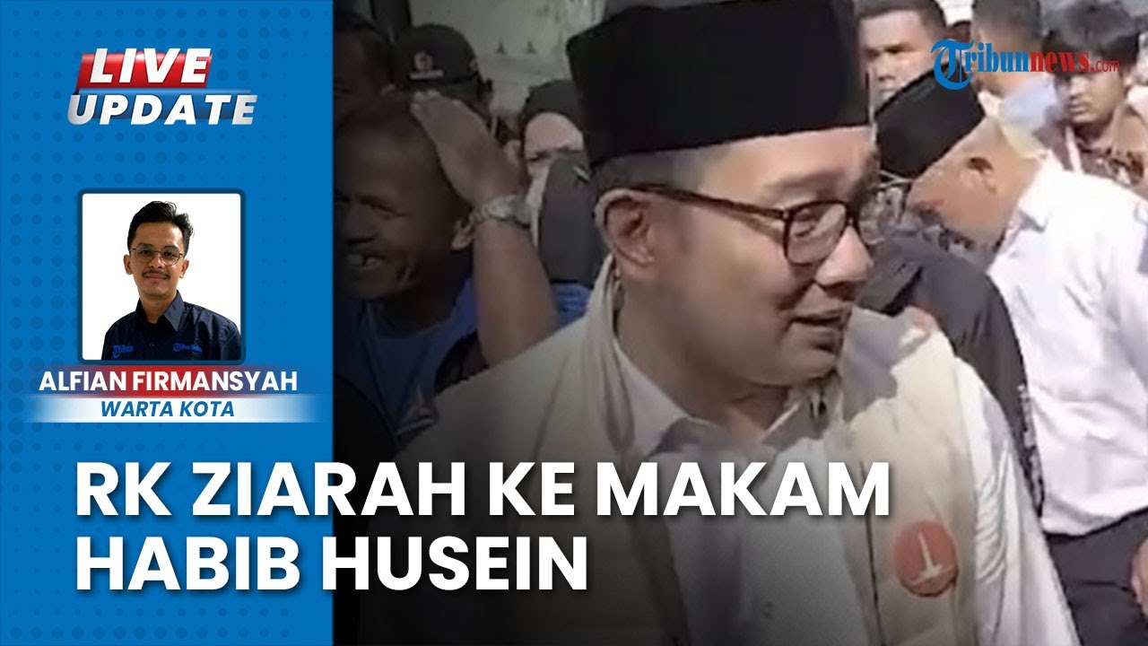 Momen RK Ziarah ke Makam Habib Husein Luar Batang Jakut, hingga ...