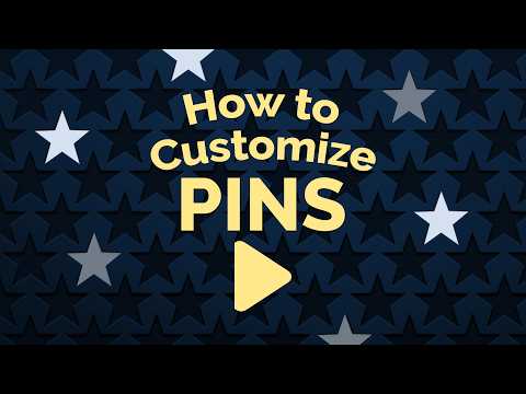 How To Customize Pins With Your Logo