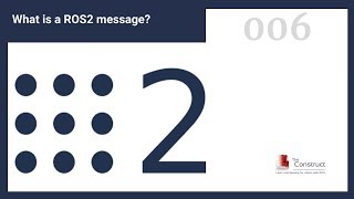 [ROS2 Tutorials] What is ROS2 Message