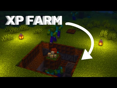 EASIEST Zombie XP FARM in Minecraft | Tutorial 1.19