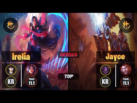 Roach IRELIA (Top) [Conqueror] VS JAYCE - Master KR Patch 11.1