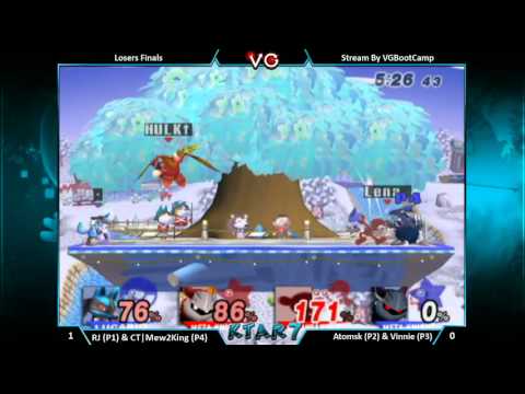 KTAR 7 - Apex | Vinne & Atomsk Vs. CT | Mew2King and RJ - Smash Brawl Doubles Losers Finals - SSBB