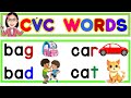 STEP BY STEP READING GUIDE FOR KIDS LEARN TO READ SHORT A SOUND CVC WORDS TEACHER AYA