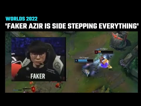 'Faker Azir is side stepping everything' | T1 vs JDG | Worlds 2022 Semifinals