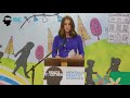 The Duchess of Cambridge speaks at the launch of mentally healthy schools