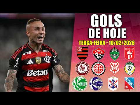 ⚽ ALL THE GOALS FROM TUESDAY, FEBRUARY 10, 2026 - TODAY'S GOALS FROM THE BRAZILIAN CHAMPIONSHIP S...