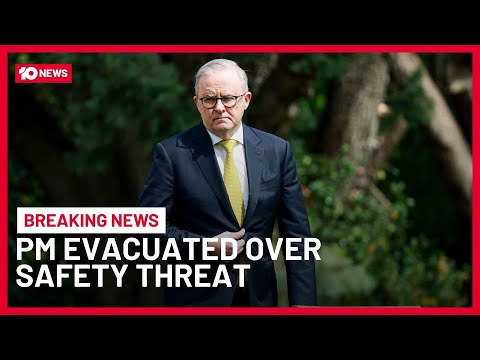 Prime Minister Evacuated From Official Residence Over Security Threat | 10 News