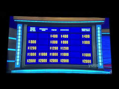 Double Jeopardy, Nicole Kozdron Day 2 - 2nd Daily Double (2/4/21)