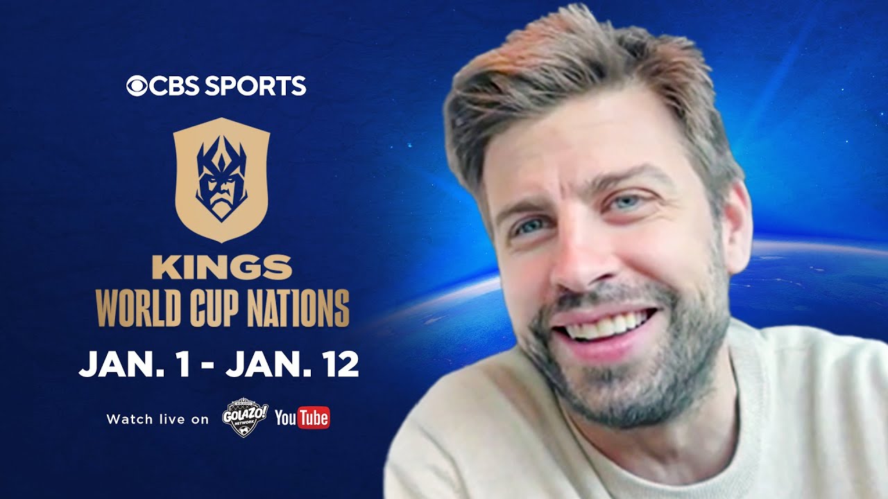 Gerard Piqué on Kings World Cup Nations broadcasting LIVE on CBS Sports Golazo