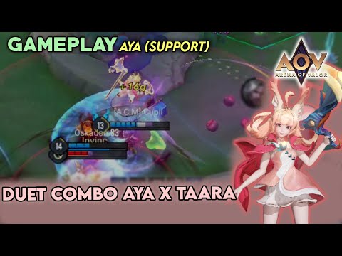 Aya x Taara Duet Combo | Gameplay Aya & Guide - Arena of Valor Indonesia