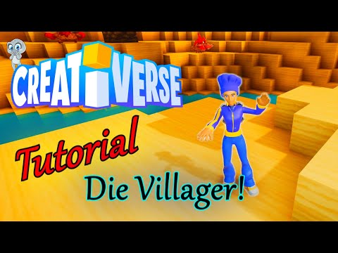 Creativerse 🛠 Tutorial ⛏ Hier kommen die Villager [german]